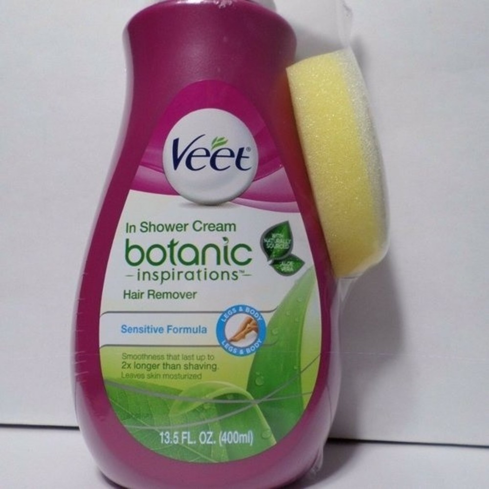 2 Veet Botanic Shower Cream Hair Remover